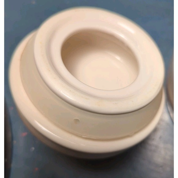 Rae Dunn Tea Canister Ceramic Jar With Lid Magenta Artisan Collection 8" - Picture 6 of 7